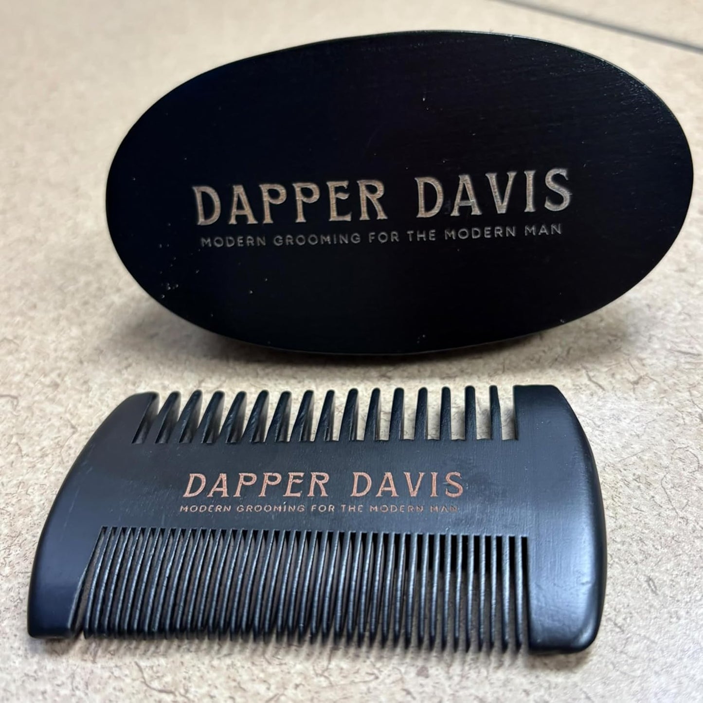 Beard Brush and Comb Set