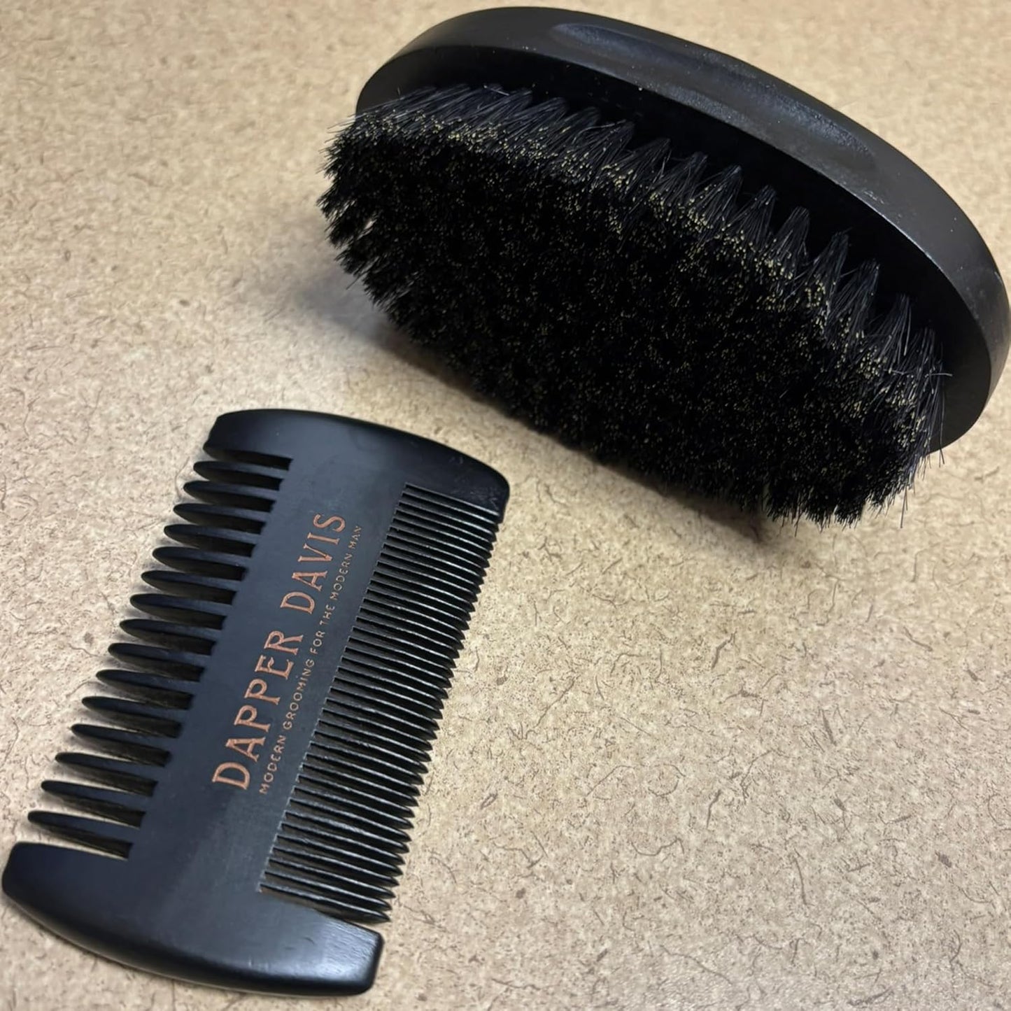 Beard Brush and Comb Set